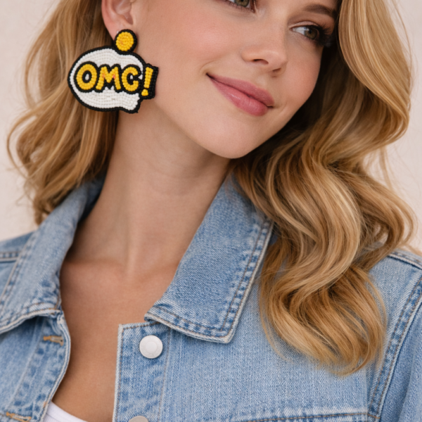 OMG! Pop Art Statement Beaded