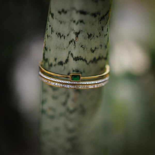 Premium Screw Design Gold Plated Bangle Bracelet (Small–Medium)