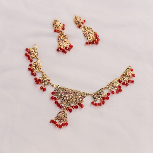 Chamba’s Traditional Jadau Set in 1 Gram Gold