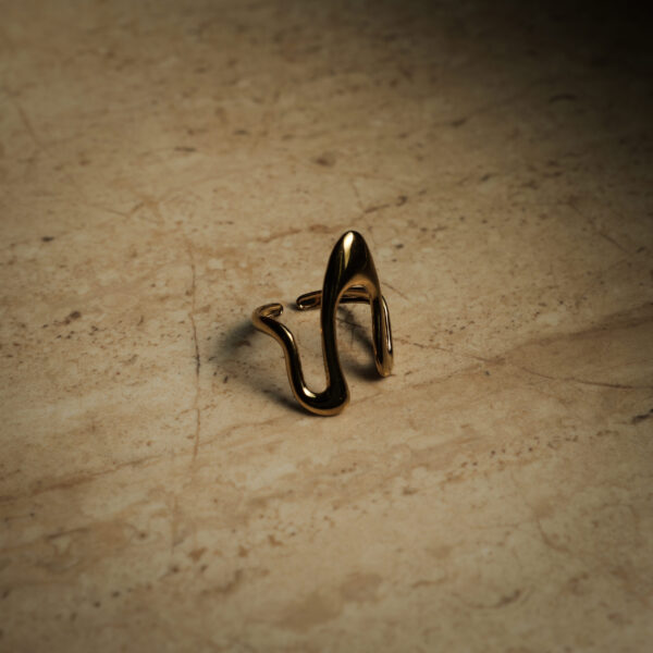 Adjustable Gold Plated Ring