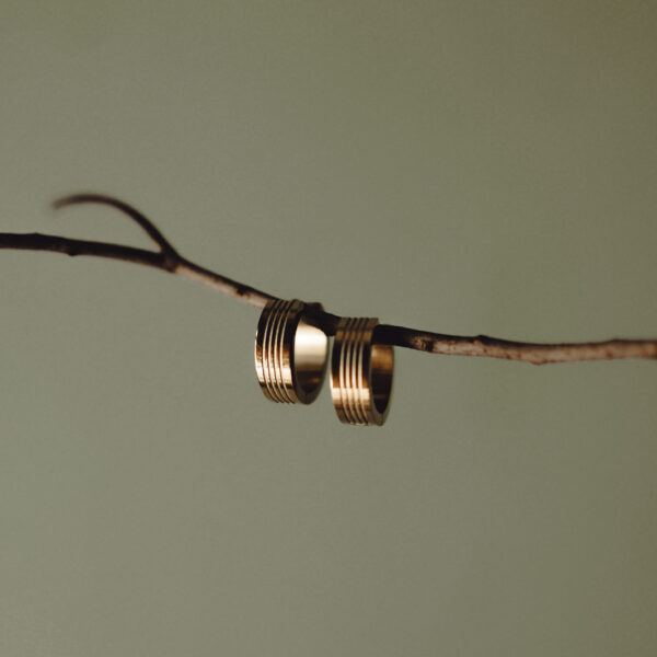 Heavy Quality Anti-Tarnish 18K Gold Hoop Earrings