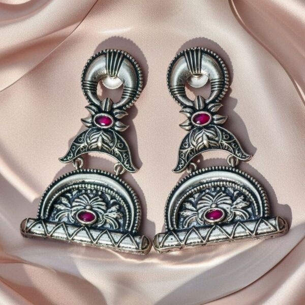 Antique German Silver Earrings