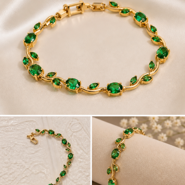 Princess tulip green bracelet